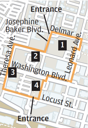 Music at the Intersection map 2022